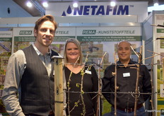 Andreas Reisinger (left) and a colleague and a colleague from REMA Kunststoffe GmbH & Co. KG. The company produces plastic products for fruit, wine, and horticulture.